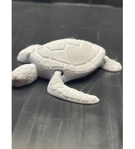 Beyaz Renk Deniz Kaplumbağası Karetta Karetta 13CM (Çok Renkli)