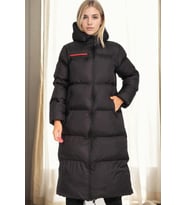 Dewberry Kadın %100 Polyester Şişme Kaban Siyah Z6756 Günlük Dış Giyim, Katmanlı Kombin, Şehir ve Ofis Stili