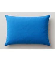 60x80cm  Desensiz Yastık Kılıfı, Pamuklu Kaliteli Kumaşlı, Fermuarlı, Sadece Kılıf (Mavi)