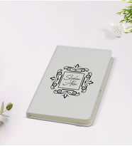 BK Gift Kişiye Özel İsimli 9x14cm Beyaz Defter - Model 1