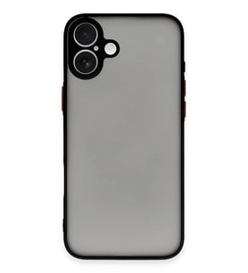 Newface Apple iPhone 16 Plus Kılıf Montreal Silikon Kapak - Siyah
