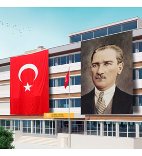 400x600 Atatürk Posteri ve Türk Bayrağı Raşel Kumaş-3