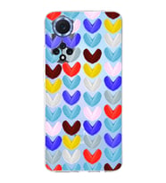 PrintiFy Huawei Nova 9 ile Uyumlu 1mm Slim Fit Water Color 1 Baskılı Şeffaf  Kılıf