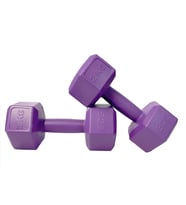 Ecgspor 2 Kg Altıgen Mor Dambıl Seti 2 Kg x 2 Adet Toplam 4 Kg Ağırlık Seti