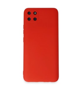 Realme C11 Kılıf Nano İçi Kadife Silikon - Kırmızı