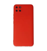 Realme C11 Kılıf Nano İçi Kadife Silikon - Kırmızı