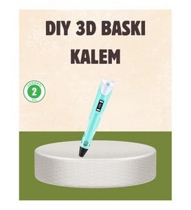 Mey İthalat® ABS ve PLA Filament Destekli 3D Yazıcı Kalem
