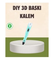 Mey İthalat® ABS ve PLA Filament Destekli 3D Yazıcı Kalem