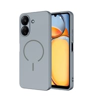 Xiaomi Redmi 13C Uyumlu Kılıf M-safe Şarj Özellikli Zore Meta Kapak
