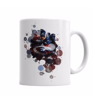 Captain america splash art   o Kupa Bardak Porselen