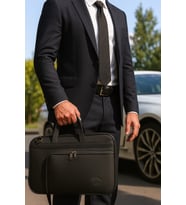 NEWİSH POLO SUNİ DERİ EVRAK VE NOTEBOOK (LAPTOP) ÇANTASI - 13 İNÇ (Siyah)