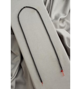 Hematit Doğaltaş Mat Siyah Dikdörtgen Kesim 2x6mm Dizi [AA]