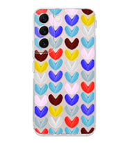 PrintiFy Samsung Galaxy S22 ile Uyumlu 1mm Slim Fit Water Color 1 Baskılı Şeffaf  Kılıf