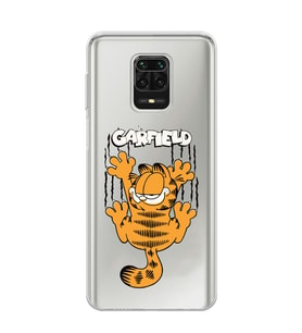 Redmi Note 9 Pro/Note 9S Uyumlu Garfield Desenli Şeffaf Telefon Kılıfı