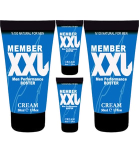 Member Xxlcream 50 ml 4 Adet Erkeklere Özel Boy Çap Şekillendirici & Katılaştırıcı
