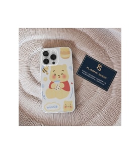 Xiaomi Redmi 12 Uyumlu Sevimli Winnie The Pooh Tasarımlı Şeffaf Kılıf