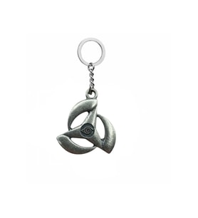Naruto Style Fashion Anahtarlık – Gümüş Renkli Metal Anime Figürlü Unisex Anahtarlık