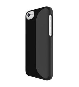 Adopted iPhone 5C ile Uyumlu Lens Kılıf Parlak Siyah APH12104
