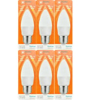 (6 Adet) Osaka 7W (50W) 3000K (Sarı) E27 Duylu (Kalın Duy) Mum Led Ampul