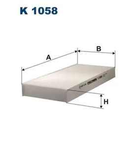 FILTRON K1058 Polen Filtresi 7701409324 935632