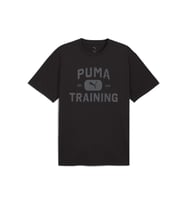 Puma 526568-51 M Graphics Traın Logo Rlxd Tee Tişört Erkek T-Shirt (Siyah)