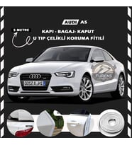 Audi A5 Oto Araç Kapı Koruma Fitili 5metre Parlak Beyaz Renk