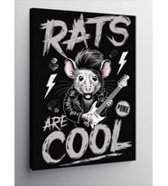 Kanvas Tablo Punkçı Fare Rats