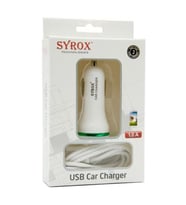 Syrox 1.0A Micro Araç Şarj Seti C33