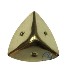 Dekoratif, Kutu, Sandık Köşesi - 45x28 mm, Büyük, Sarı, 100 Adet