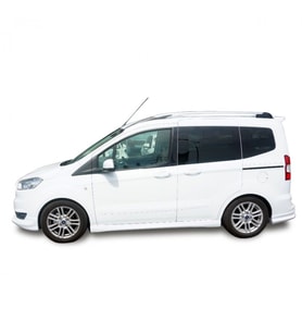 Ford Courier (2015 - 2022) Marşpiyel Seti (Plastik)