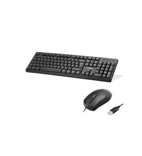 Klavye Ve Mouse Seti - Siyah KM501