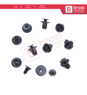 Honda Mazda Nissan Toyota Chevrolet İçin 10 Adet Tampon Klipsi 91503 SP0 003 FB0156964 01553 01285