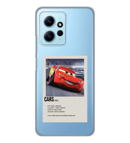 Redmi Note 12 4G Uyumlu Cars Mcqueen Desenli Şeffaf Telefon Kılıfı