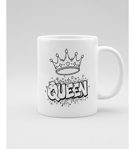 Harley Quinn Kupa - Kırmızı Mavi Saçlı Puddin' Desenli Hediyelik Mug