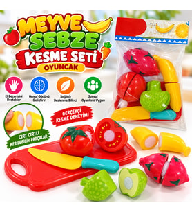 ENF-39236 Meyve Sebze Kesme Seti Oyuncak