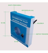 mavi A-4 istenmeyen olay kutusu