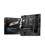 MSI PRO B760M-P DDR4 HDMI DP PCIe 16X v4.0 1700p mATX