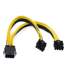 Shuto 8 Pin Power Ayırıcı Pci-E Molex 8 Pin Çoklayıcı Kablo 10'lu Paket