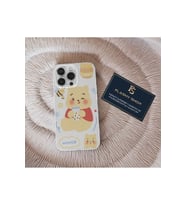 Samsung Galaxy M52 Uyumlu Sevimli Winnie The Pooh Tasarımlı Şeffaf Kılıf