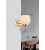 DİCLE OPAL CAMLI TEKLİ SARI APLİK