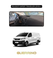 PEUGEOT EXPERT TRAVELLER 2018+TORPİDO KORUMA HALISI SİYAH KENAR