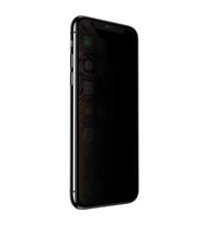 Uyumlu Model Apple iPhone XS Max Anti-Dust Privacy Hayalet Full Ekran Koruyucu (Siyah)