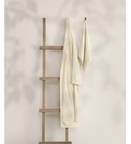 Koza Home Likya Krem Bornoz Seti 2 li 1 Bornoz 1 Havlu 1053A