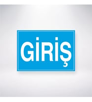 Giriş 21x28 Arkası Yapışkanlı Levha