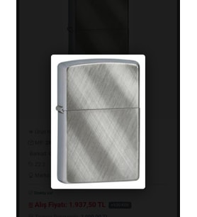 ZIPPO ÇAKMAK 28182 DIAGONAL 2 NUMARA