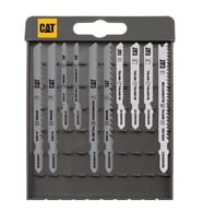 CAT DA06903 10 Parça Profesyonel Metal/Ahşap Hassas/Kaba Kesim Dekupaj Testere Ucu