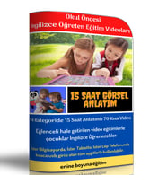 Okul Öncesi İngilizce Öğreten Eğitim Video Seti