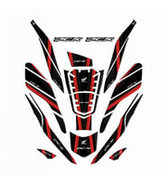 Honda Pcx 2021 ve Sonrası Tank Pad Seti 26 Parça