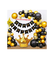 Doğum Günü Seti Happy Bırthday Kral Taçlı
