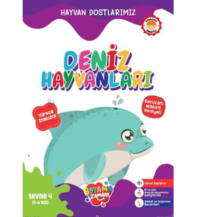 Hayvan Dostlarımız - Deniz Hayvanları Seviye 4 (5-6 Yaş)